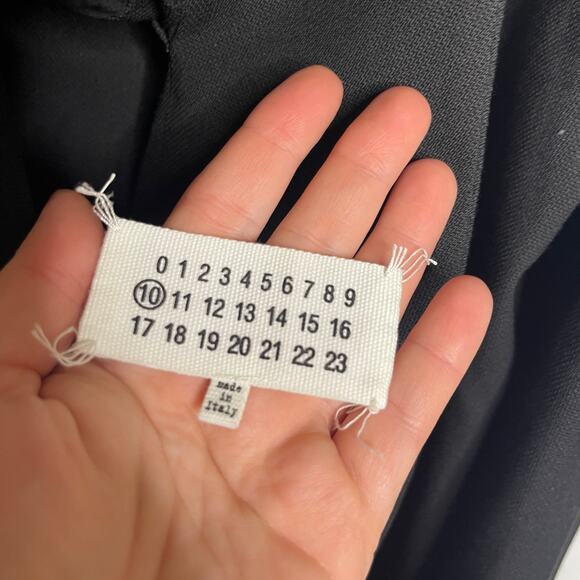 Maison Margiela Black Wool Minimal Open Blazer jacket Sz 54 US 44 - Picture 4 of 13